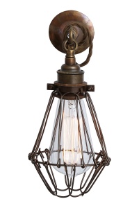 Edom Industrial Cage Wall Light